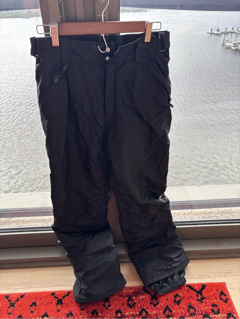 Women’s Black Insulated Snow Pants